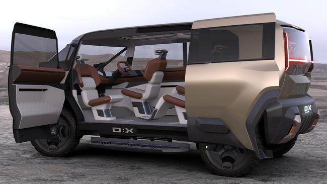 Mitsubishi’s D: X Concept car is for adventurous families.