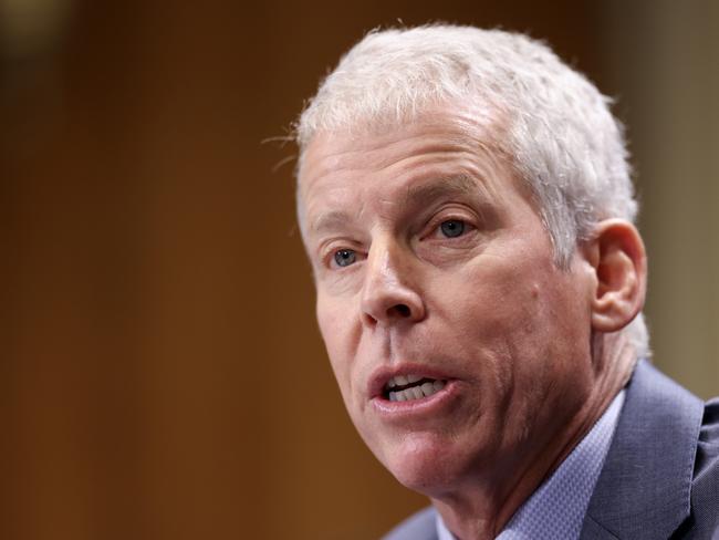 WASHINGTON, DC - JANUARY 15: U.S. President-elect Donald Trump's nominee for Secretary of Energy Chris Wright testifies during his Senate Energy and Natural Resources confirmation hearing on Capitol Hill on January 15, 2025 in Washington, DC. Wright is a U.S. engineer and entrepreneur serving as the CEO of Liberty Energy, which is the second-largest hydraulic fracturing, or fracking, company in North America. (Photo by Kayla Bartkowski/Getty Images)