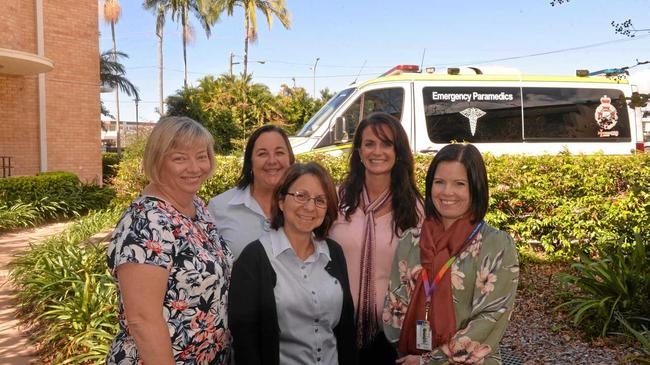 A-TEAM: Fiona Sewell, Peta Thompson, Di Gee, Naomea Caville and Kristen James look forward to seeing an expanded Nurse Navigator program. Picture: Rhylea Millar