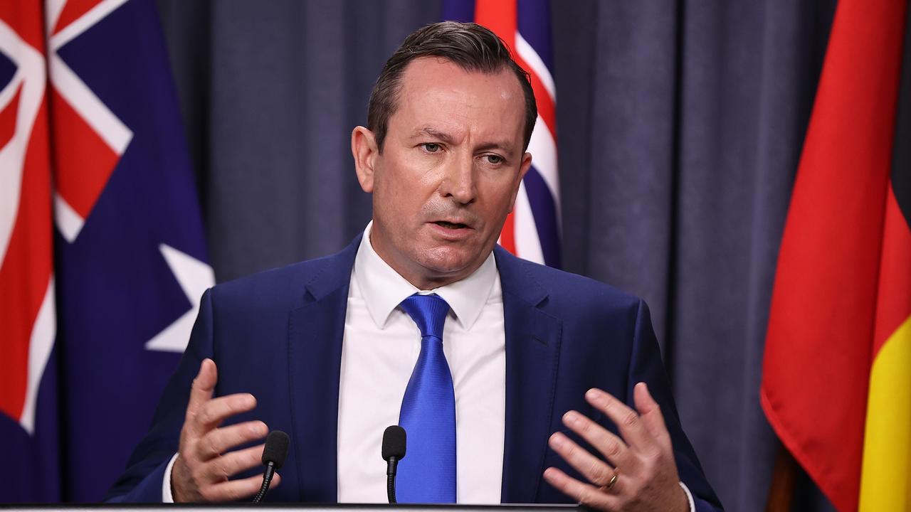 West Australian Premier Mark McGowan said the risk the man poses to the community is “extremely low”. Picture: Paul Kane/Getty Images