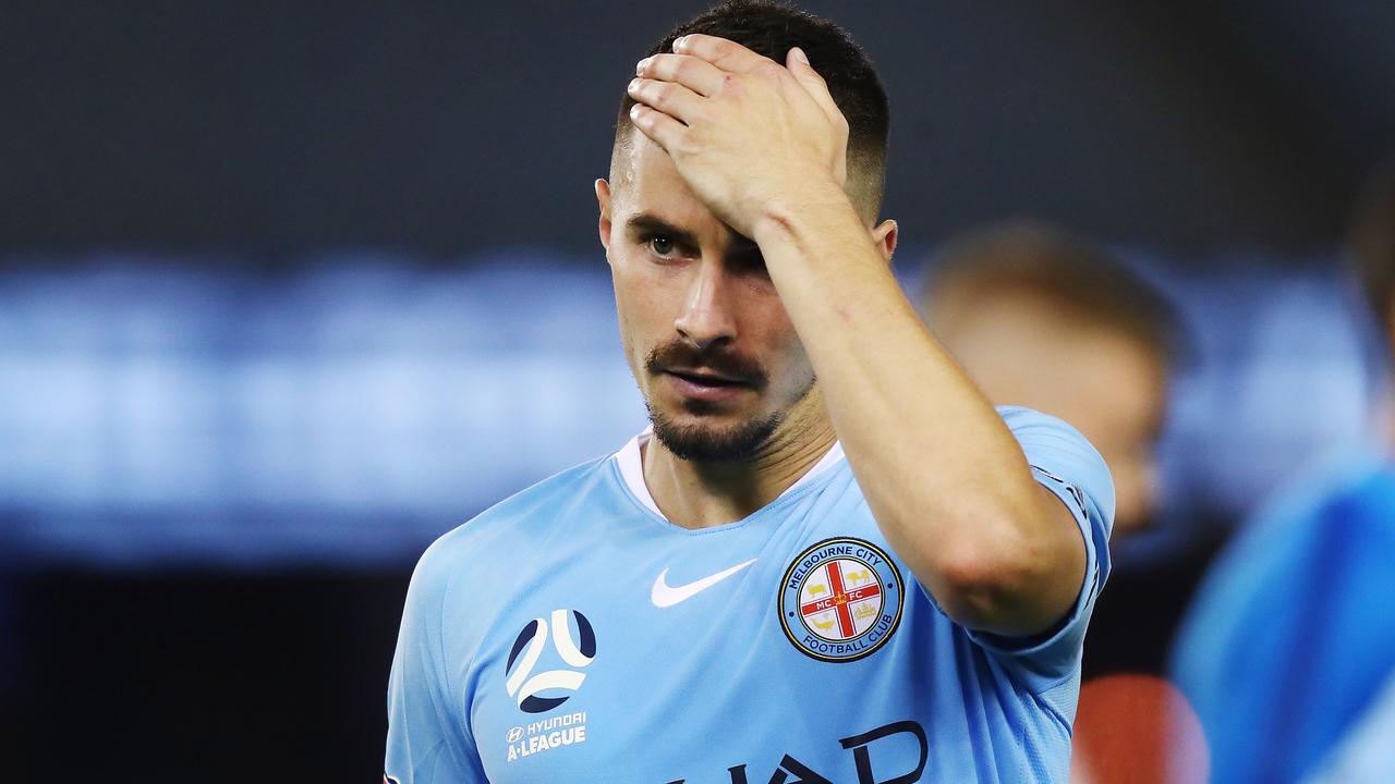 Melbourne City had one shot on target against 10-man Melbourne Victory.