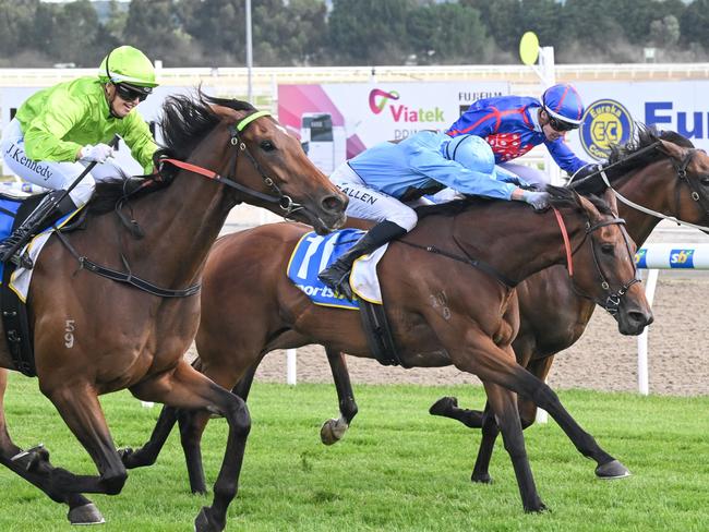 Berkeley Square ridden by Jaylah Kennedy wins the Sportsbet Ballarat Cup at Sportsbet-Ballarat Racecourse on December 07, 2024 in Ballarat, Australia. (Photo by Reg Ryan/Racing Photos via Getty Images)