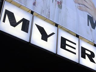 Myer. Logo. Signage. Sign.