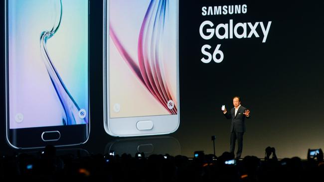 Revealed and now en route ... Samsung unveiled its new smartphones at Mobile World Congress in Barcelona. (Photo: David Ramos/Getty Images)