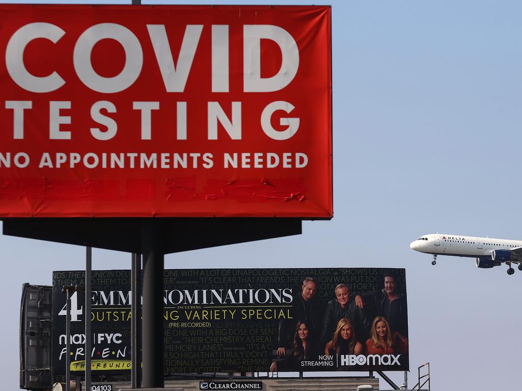 US carrier Delta Air Lines is one airline assisting passengers with their Covid requirements. Picture: Getty Images/AFP