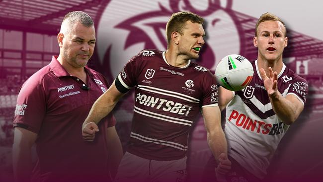 Manly Sea Eagles deep dive art long