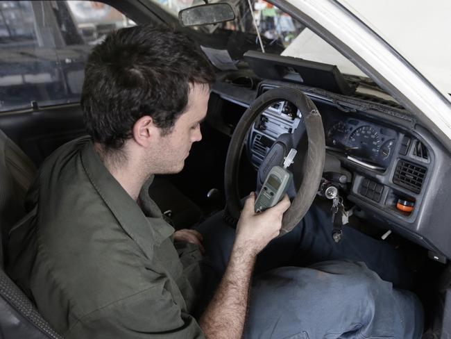 Up to 17 motorists a day are having to install alcohol interlock devices. Picture: Anna Rogers