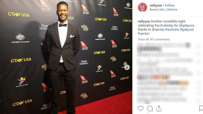 Thanking Qantas, who didn’t invite him to the G’Day USA event. Picture: Instagram