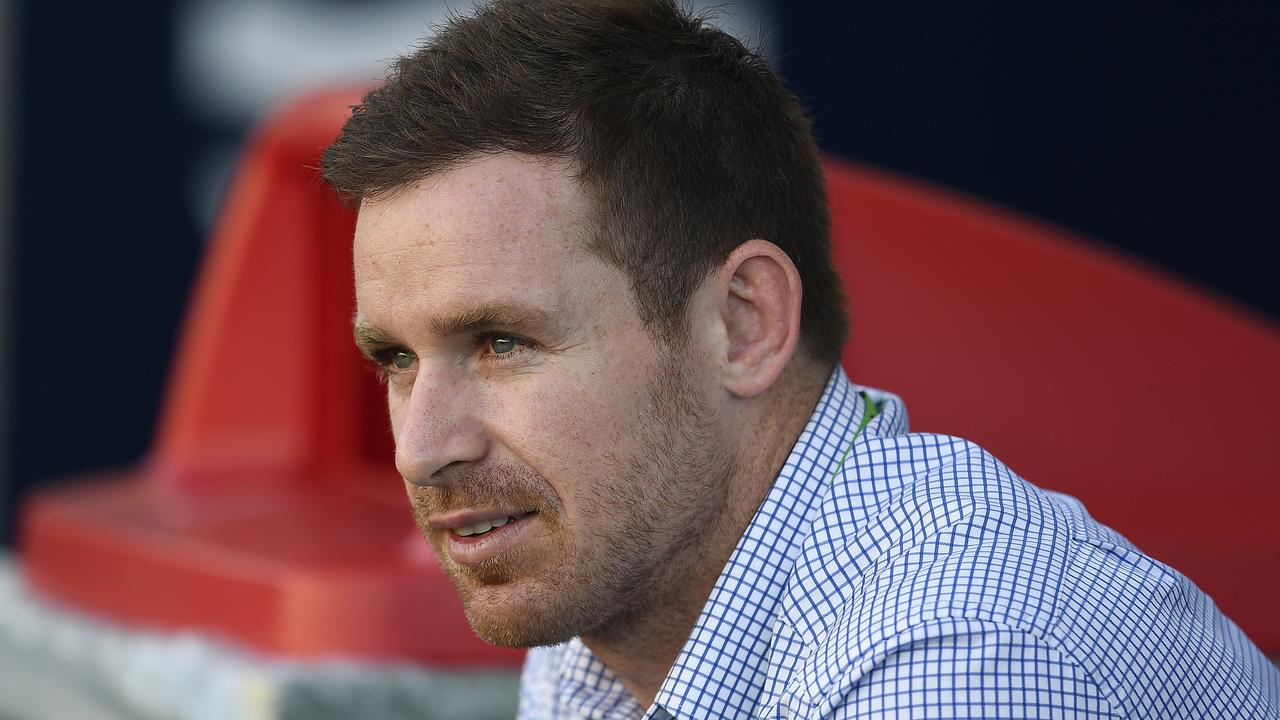 TOWNSVILLE, AUSTRALIA - MARCH 28: Michael Morgan of the Cowboys is seen on the sideline before the start of the round three NRL match between the North Queensland Cowboys and the Gold Coast Titans at QCB Stadium on March 28, 2021, in Townsville, Australia. (Photo by Ian Hitchcock/Getty Images)