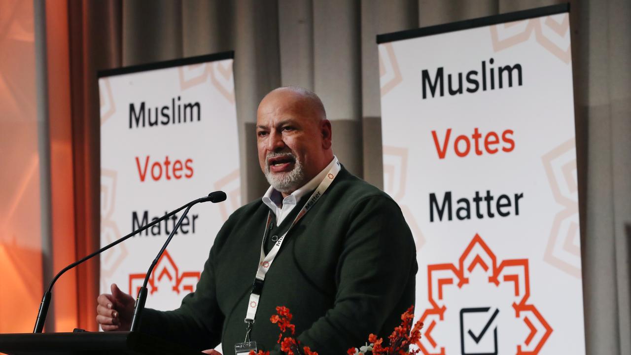 Ghaith Krayem, national representative of Muslim Votes Matter (MVM), said Labor and the Coalition needed to stop assuming the Muslim community would be voting ‘one particular way’. Picture: NewsWire/ David Crosling