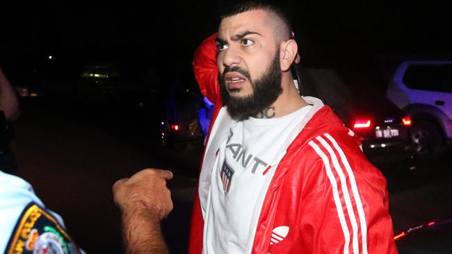 Omar Ajaj did not get very far before he was arrested. Picture: Gary Ramage