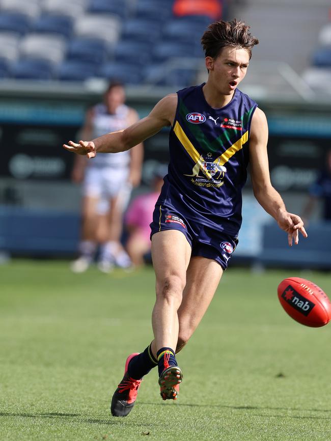 Josh Gibcus in action for the AFL Academy. Picture: Michael Klein