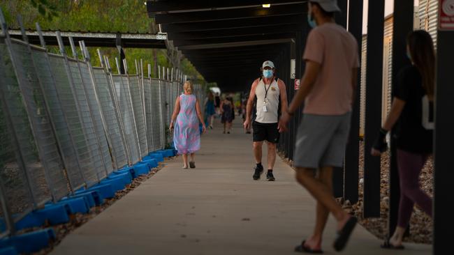 Videographer Ben Sale has been documenting everyday life inside the Howard Springs quarantine facility during his stay there. Picture: Ben Sale/ Other Side Productions