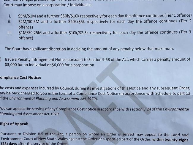 The couple could be fined $1 million if the matter goes to court. Picture: Facebook/Manu Bohn