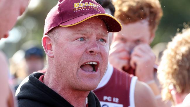 Lower Plenty coach Phil Plunkett. Picture: George Sal