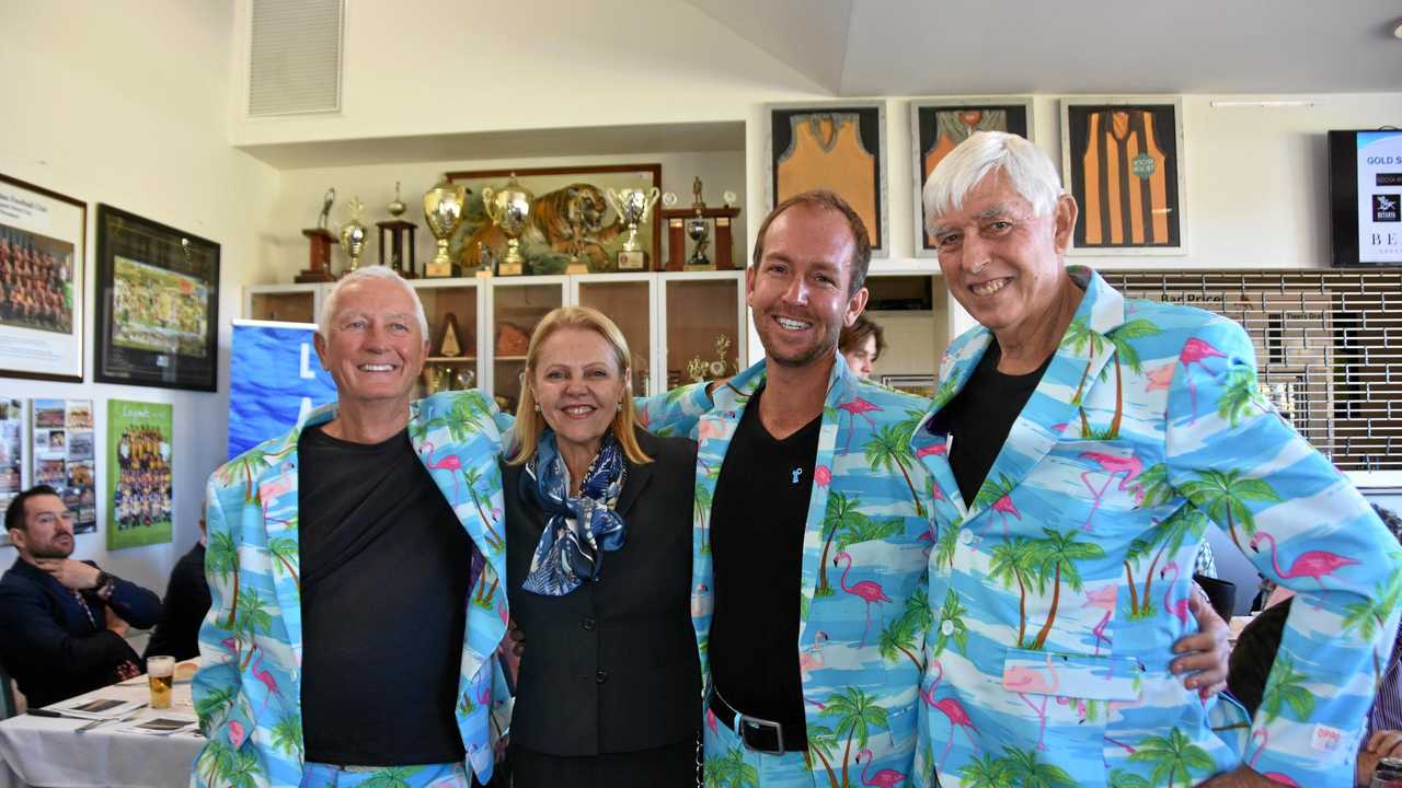 Peter Thynne, MP Sandy Bolton, Cr Jess Glasgow and John Little. Picture: Caitlin Zerafa