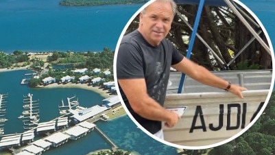 Former city councillor Grant Pforr who is helping fellow Couran Cove property owners, reaching out to the Gold Coast City Council to provide essential services.