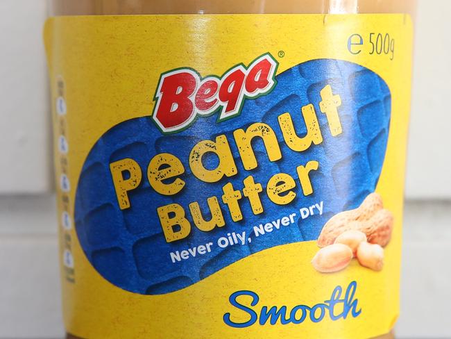 Bega peanut butter. Supermarket product comparison test - home brand vs brand names.  Picture: Peter Ristevski