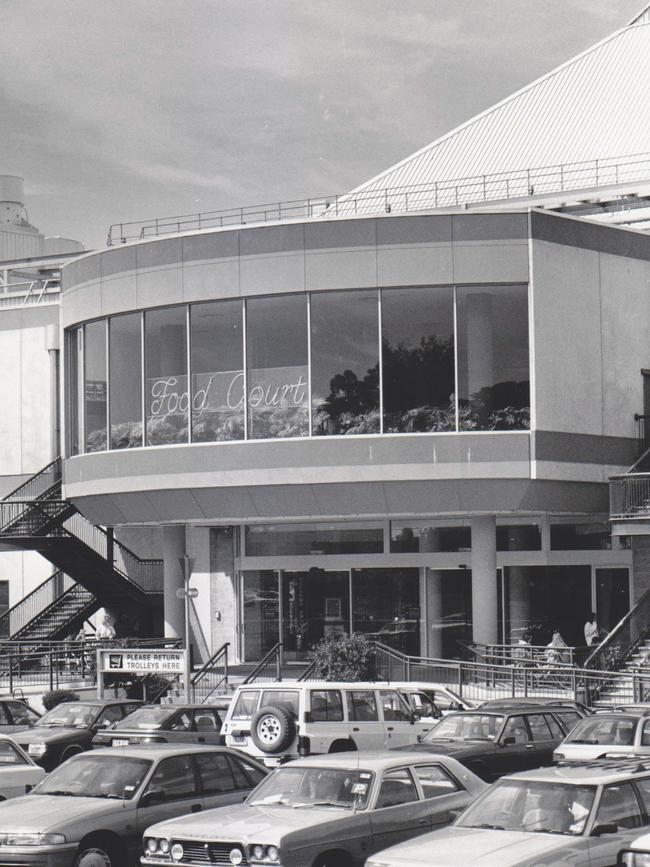 The old food court at Knox Shopping Centre.