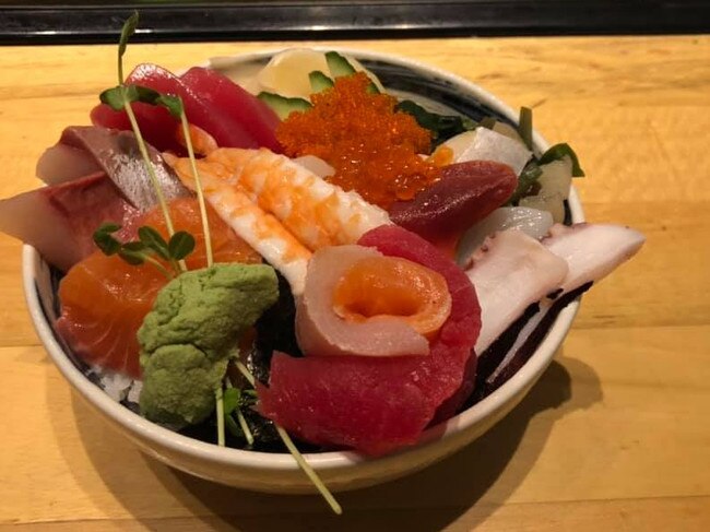 Chirashi at Hosokawa, Hamilton. Picture: Hosokawa Japanese Restaurant