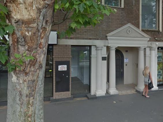 McIntosh collected a deposit for an apartment in this Flinders St building. Source: Google