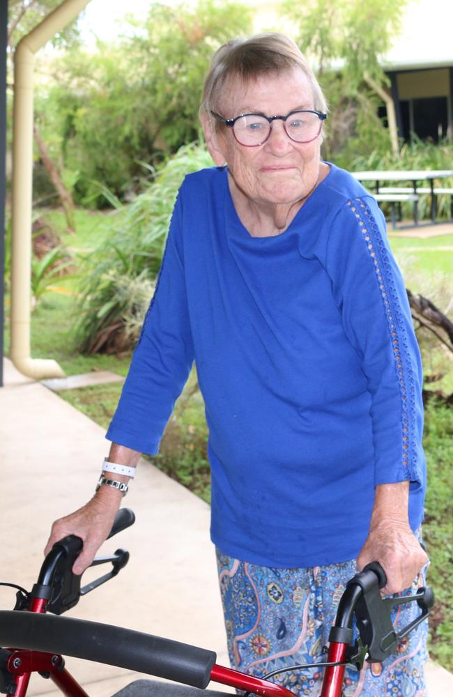 Marg Howard, 73, fell over several times in the space of just a few months. Picture: NT Health.