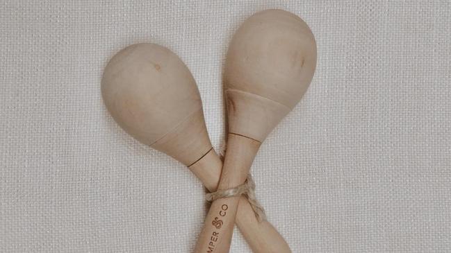 Romper &amp; Co wooden toy maracas have been recalled due to safety concerns.