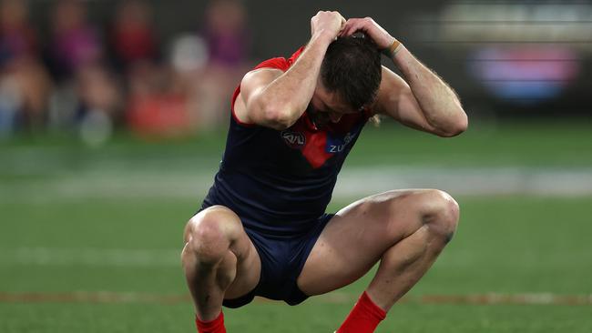 Smith after the Demons were eliminated from the AFL finals. Photo by Robert Cianflone/Getty Images