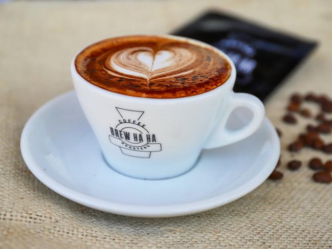 Delicious coffee at Brew Ha Ha. Picture: Jenifer Jagielski