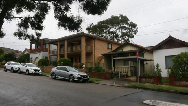 Properties in Five Dock to be acquired by the NSW Government for the Sydney Metro West. Picture: Jake McCallum