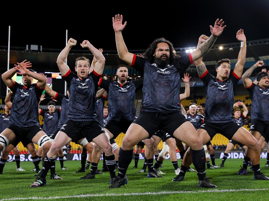 The All Blacks will be looking for a show of strength against South Africa in their upcoming Tests against the reigning world champions. Picture: Hagen Hopkins/Getty Images