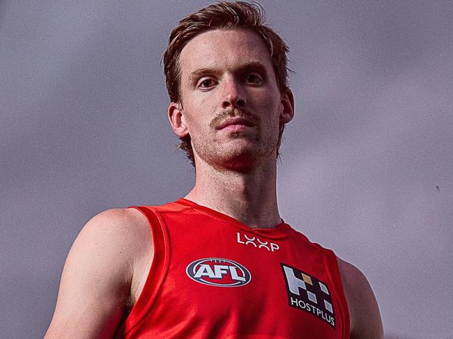 Gold Coast Suns player Noah Anderson in the club's new guernsey for 2025. Picture: Gold Coast Suns.