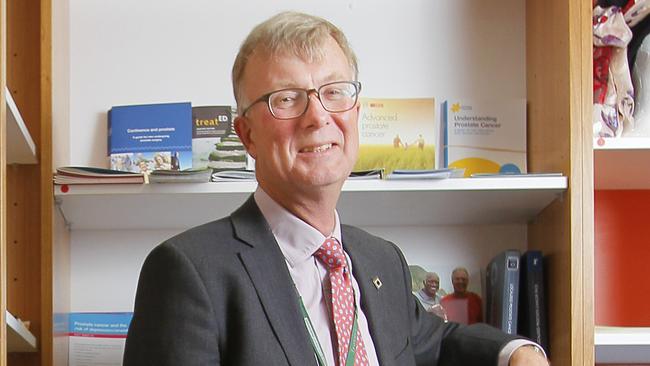 Professor Michael Ashby at the Cancer Support Centre, Royal Hobart Hospital.