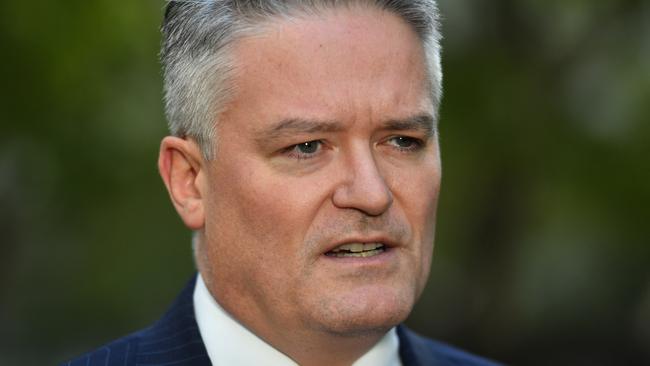 Finance Minister Mathias Cormann. Picture: AAP