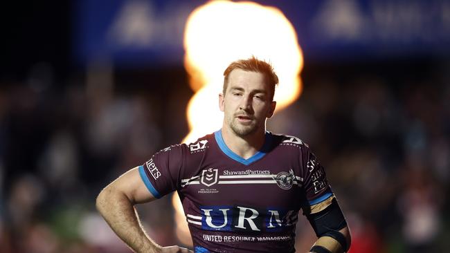 Lachlan Croker of the Sea Eagles. (Photo by Mark Evans/Getty Images)