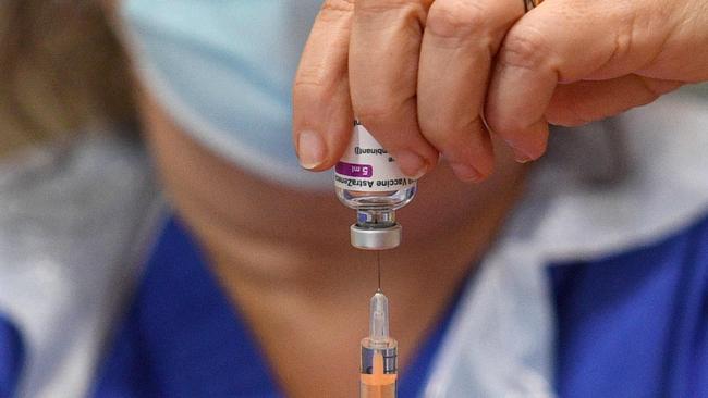 Gold Coasters can soon get the AstraZeneca vaccine at medical centres (Photo by Oli SCARFF / AFP)