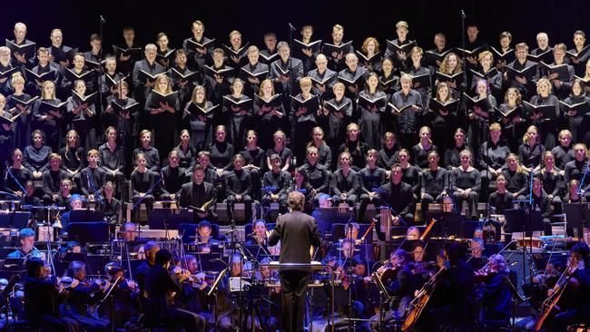 Pics of Carmina Burana, Adelaide Symphony Orchestra. Picture: Claudio Raschella.