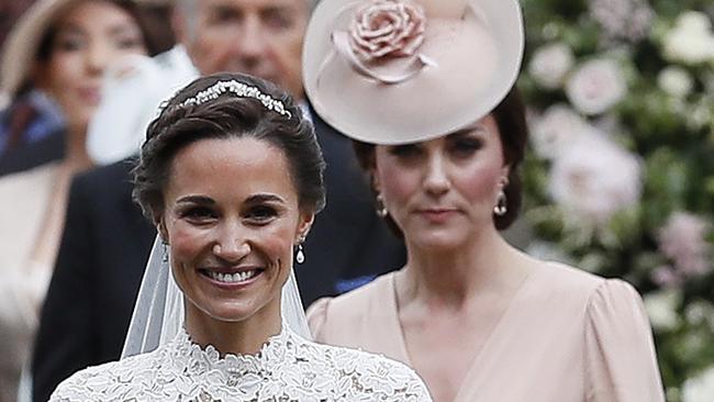 Kate Middleton takes a step back on sister Pippa’s wedding day.