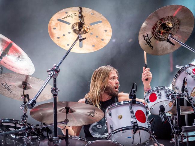 Drummer Taylor Hawkins was initially wary of the new direction. Picture: Jake Nowakowski