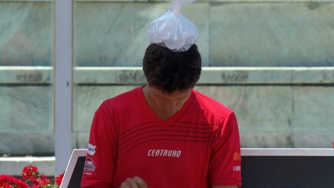 Marcelo Melo after copping friendly fire.