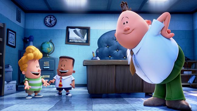 Two playful pranksters are about to turn their gruff school principal into Captain Underpants.