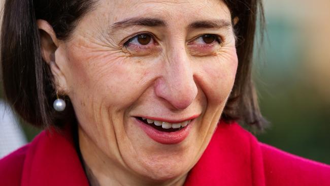 NSW Premier Gladys Berejiklian in Sydney on Tuesday. Picture: Gaye Gerard