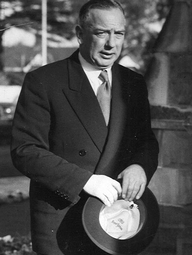 Deputy Premier Arthur Rylah in 1956.