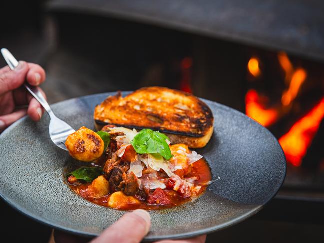 Slow by DC’s hearty braised lamb ragu, with pillowy soft potato gnocchi, is served with a slow-cooked Wild Clover lamb sauce. Picture: Raef Sawford/ DarkLab