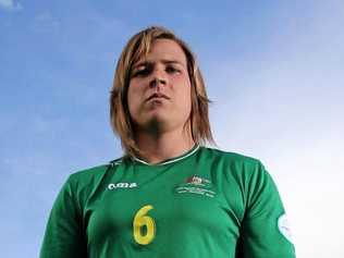 POWERHOUSE: Canberra's Hannah Mouncey has also represented Australia in both men's and women's international handball competitions. She is now allowed to register for the 2019 AFLW Draft. Picture: Ray Strange/News Limited