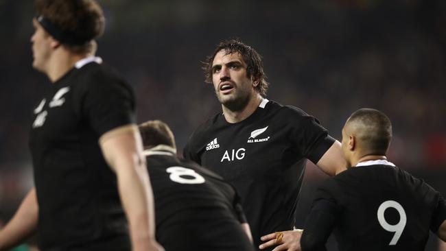 Sam Whitelock has offered his thoughts on the impending threat of Typhoon Hagibis. Picture: Getty