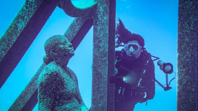 Museum of Underwater Art Coral Greenhouse. Picture: David Kirkland