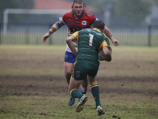 Connor Mason about to go left or right. Picture Warren Gannon Photography