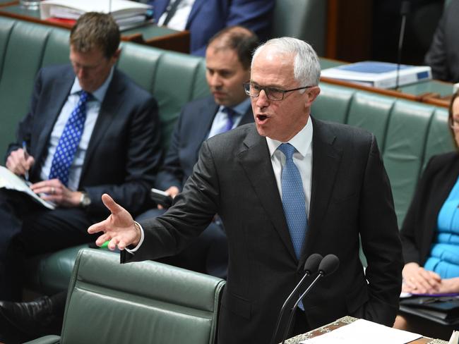 Prime Minister Malcolm Turnbull claims Mr Abbott was fully aware of the “deal” to change gun laws. Picture: AAP