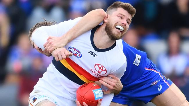 Has Bryce Gibbs saved his career at Adelaide? Picture: Getty Images